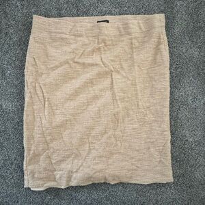 Ann Taylor Tan Pencil Skirt